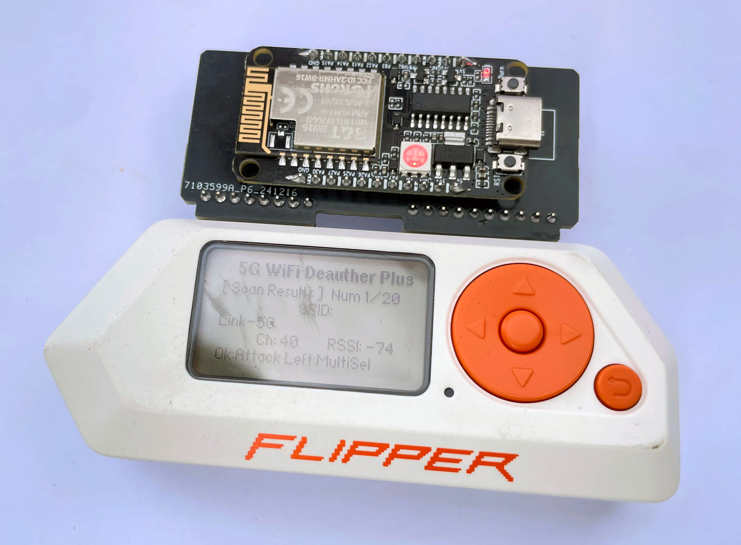 5G Wifi Iot Modular Development Board For Flipper Zero, Supports WPA2 Encryption Protocol