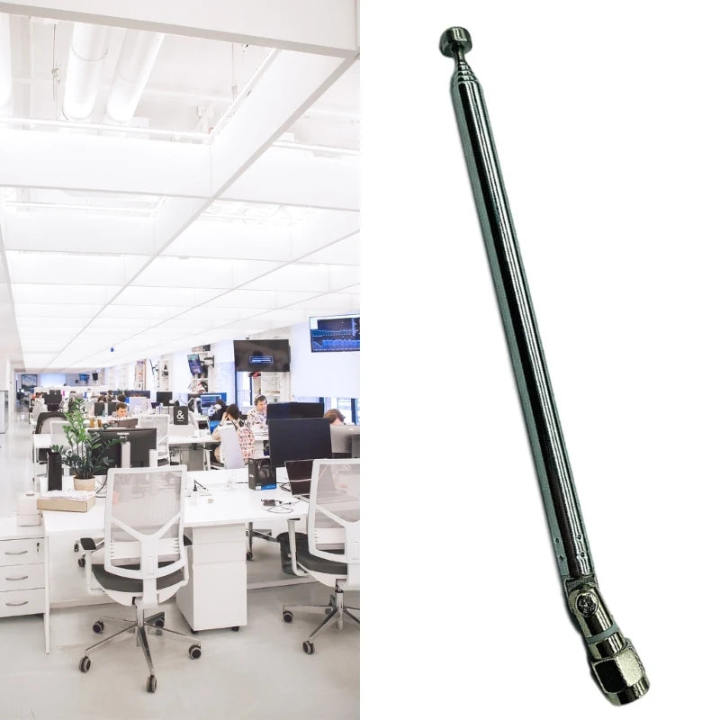 SMA Male Connector Telescopic Antenna Radio Replacement Antenna for HackRF Stereo Universal Antenna JIAN