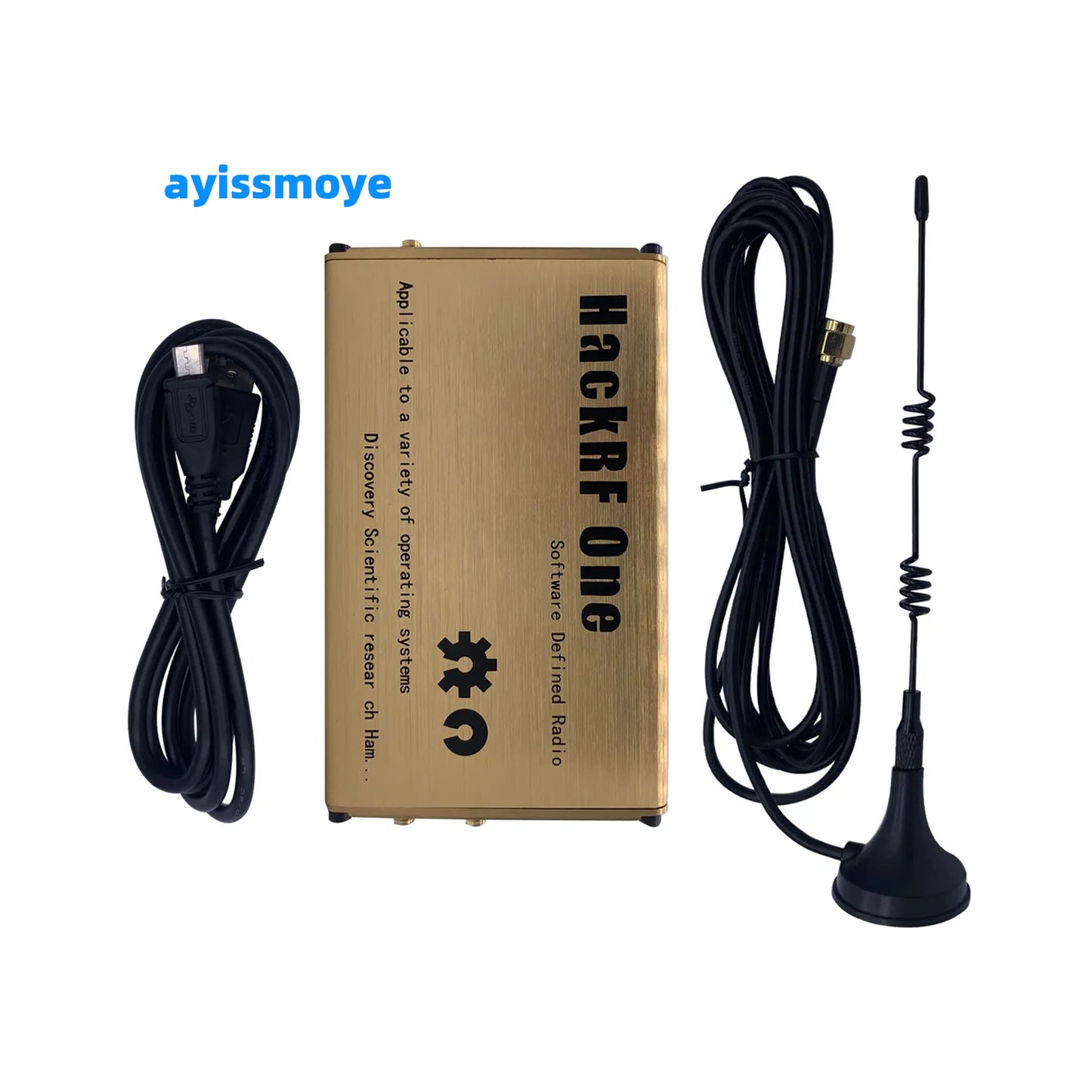 1Mhz-6Ghz HackRF One Radio Platform with Aluminum Alloy Housing Kit, Repeaters Open-Source Software Radio Platform